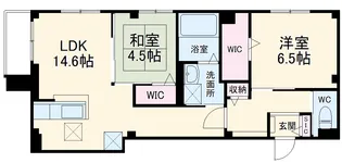 Montagne・sel B【1階】の間取り