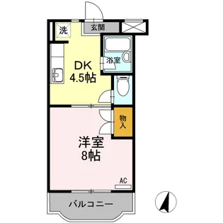 ファミーユⅢ【3階】の間取り