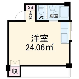 オラシオン登呂田B棟【201号室】の間取り