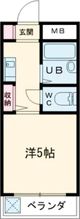 クローバーハイム5【3階】の間取り