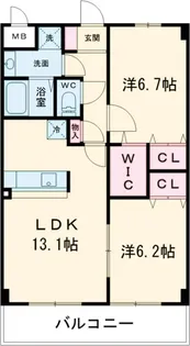 サンモールスクエア【3階】の間取り