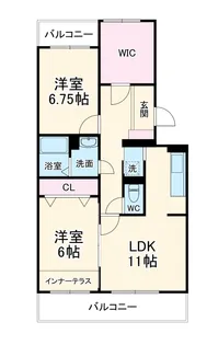 プレシール青葉台【2階】の間取り