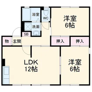 エイトファーム知立 B【2階】の間取り