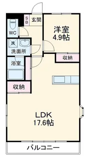 プリマヴェイラ【4階】の間取り