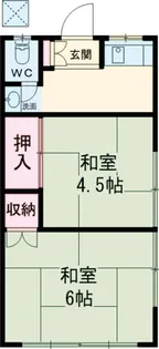 岡本荘【2階】の間取り
