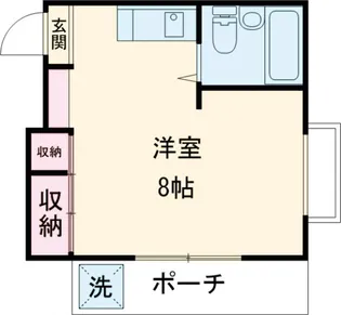 ホワイトコーポ【102号室】の間取り