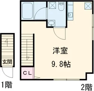 ジェラートⅡ【2階】の間取り