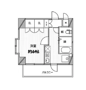 スペーシア高円寺Ⅱ【308号室】の間取り