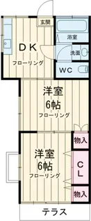 ユーハイツ【101号室】の間取り