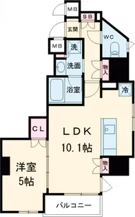 KDXレジデンス三鷹【6階】の間取り