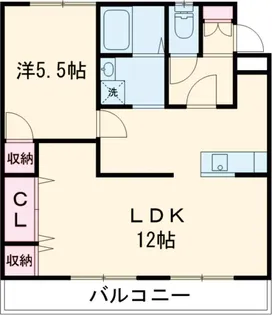 ディマンドハイツB【2階】の間取り