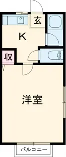 銚子屋ハイツ【201号室】の間取り