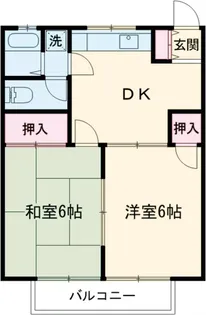 アクツハイツⅡ【2階】の間取り
