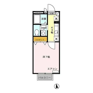 ベラ ヴィスタ【1階】の間取り
