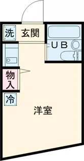 アミューズ上高田Ⅱ【1階】の間取り
