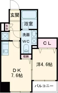 ドゥーエ東高円寺【302号室】の間取り