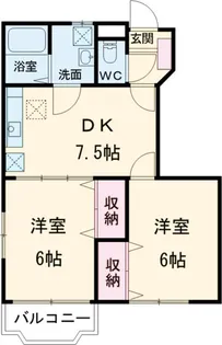 ピエ デルモンテ【1階】の間取り