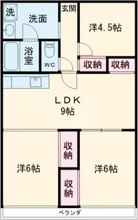 泉が丘ハイツ【1階】の間取り