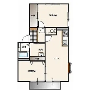 トレフル A棟【1階】の間取り