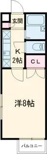 肥州フラッツ【202号室】の間取り