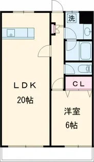 グリーンハイツ三澤パート6【B202号室】の間取り