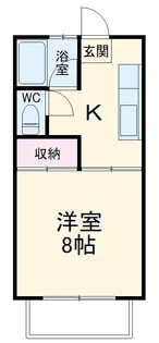 パークヒルⅥ【203号室】の間取り