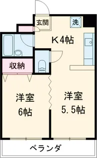 ますだマンション【302号室】の間取り
