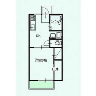 ハイツ宝積寺【2階】の間取り