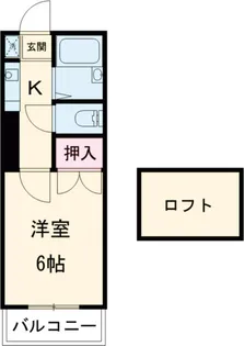 メゾン・フローラ【202号室】の間取り