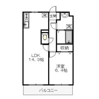 ハイツ ジョイ【2階】の間取り
