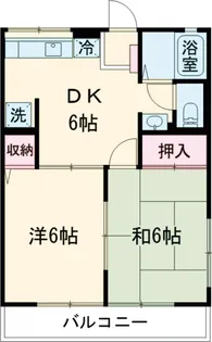 プラド光城B【1階】の間取り