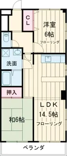 ヴィラパーシモン【4階】の間取り