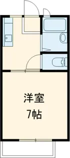 清成ハイツ【2階】の間取り