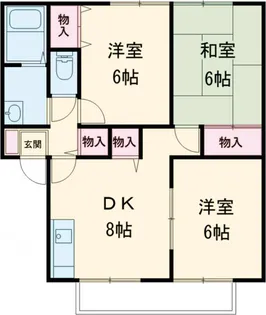 サンビレッジMKⅡ【2階】の間取り