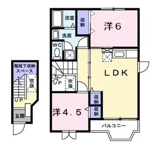 アンシャンテ Ⅰ【2階】の間取り
