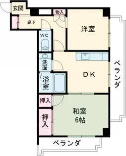 第一池田ビル【402号室】の間取り