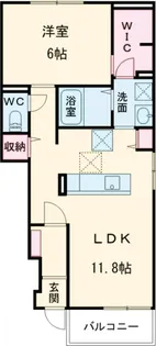 ルミナール【1階】の間取り