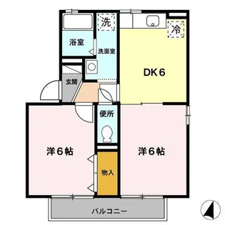 リブェール A【1階】の間取り