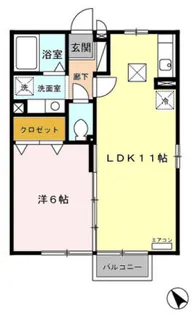 アメージング B【1階】の間取り