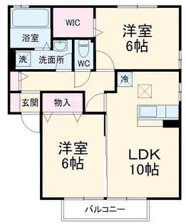 メナージュ B【1階】の間取り