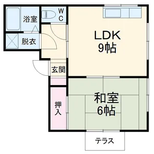 ポート早川【102号室】の間取り