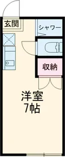 サンプレイスS【1階】の間取り