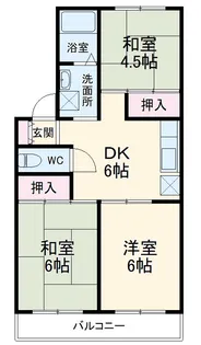 若葉マンション【1階】の間取り