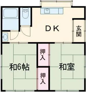 トイダ荘【B-2号室】の間取り