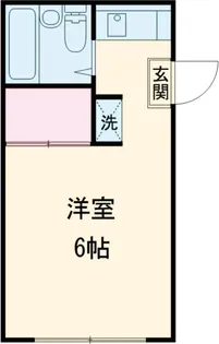 田代ハウス1号【2-A号室】の間取り