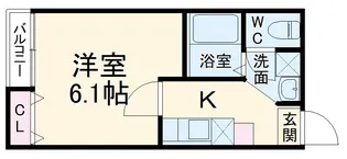 アークプレイス春日部【1階】の間取り