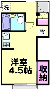 諸星荘【203号室】の間取り