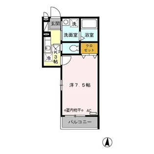 クレインハウス【1階】の間取り