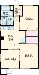 上水ハイツ【2階】の間取り