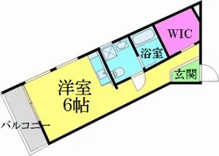 ヴェスパーマティーニ亀有【5階】の間取り